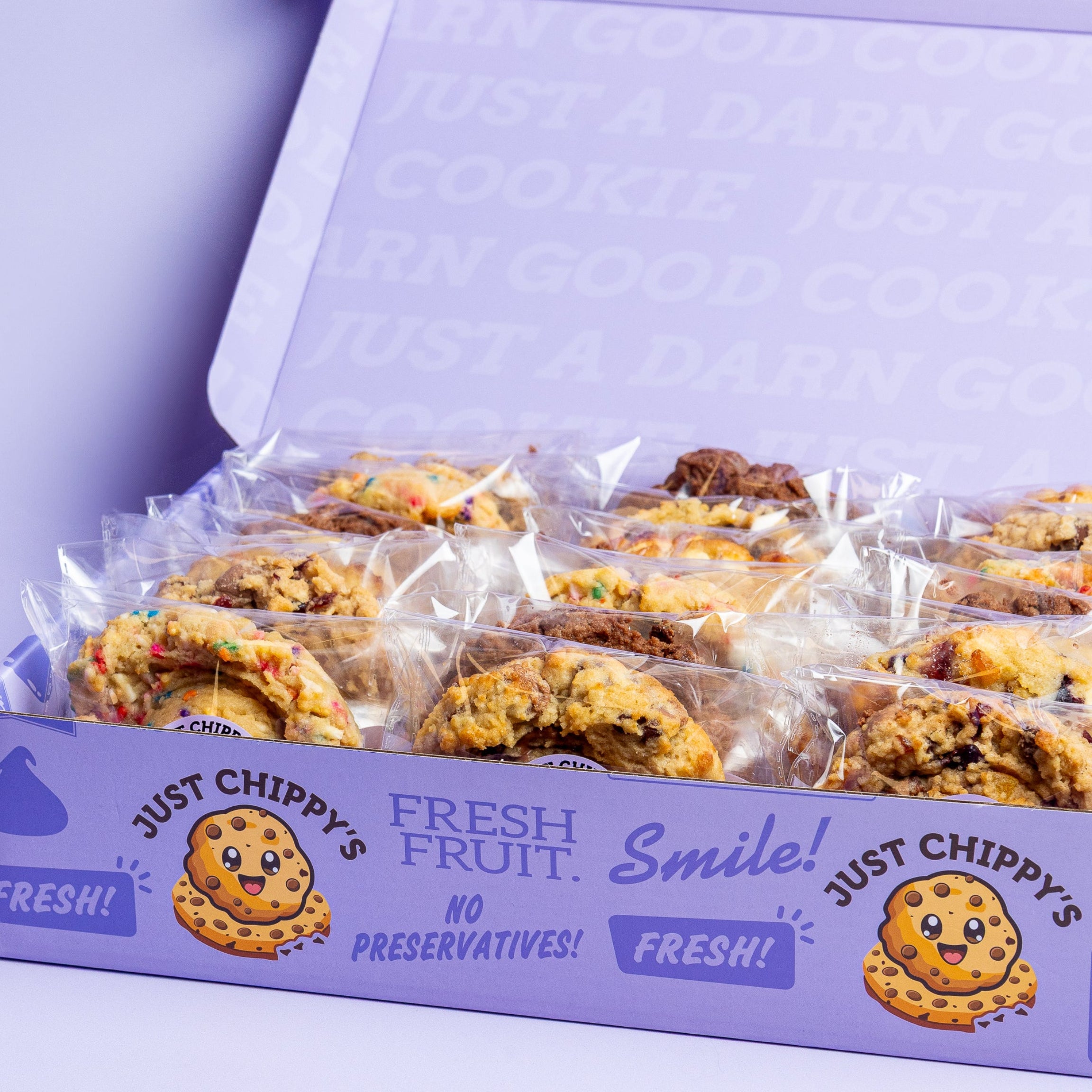 Build Your Own 12 Pack – Gourmet Cookie Box | Just Chippy's